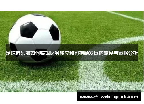 足球俱乐部如何实现财务独立和可持续发展的路径与策略分析 足球俱乐部如何实现财务独立和可持续发展的路径与策略分析